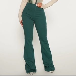 Pull on Flare Jean - Green